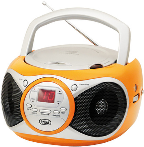 Trevi CD 512 Цифровой 6Вт Оранжевый, Cеребряный CD радио