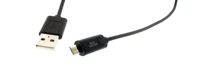 Muvit MUUSC0044 3m Micro USB USB Schwarz Handykabel