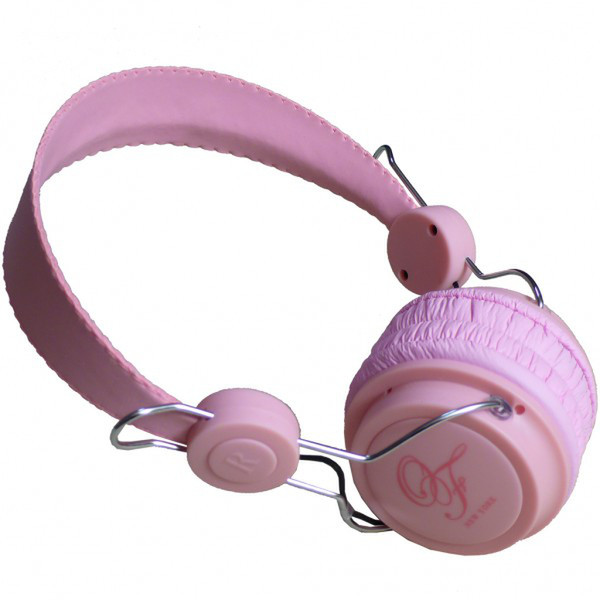 DJ Point Original Fake Cuffie Binaural Kopfband Pink Headset