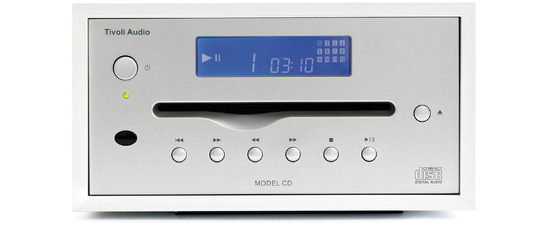 Tivoli Audio Model CD Portable CD player Aluminium,White