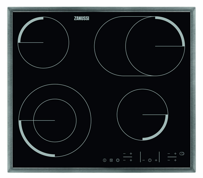 Zanussi ZEV 6646 XBA built-in Electric Black,Stainless steel