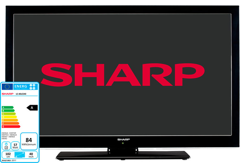 Sharp LC-40LE240E 40Zoll Full HD Schwarz LED-Fernseher