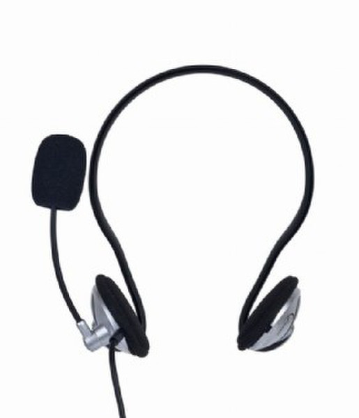Gembird MHS-108-B Binaural Kopfband Schwarz Headset