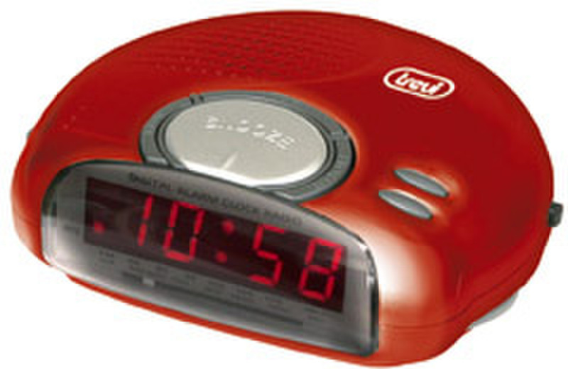 Trevi RC 822 L Clock Red