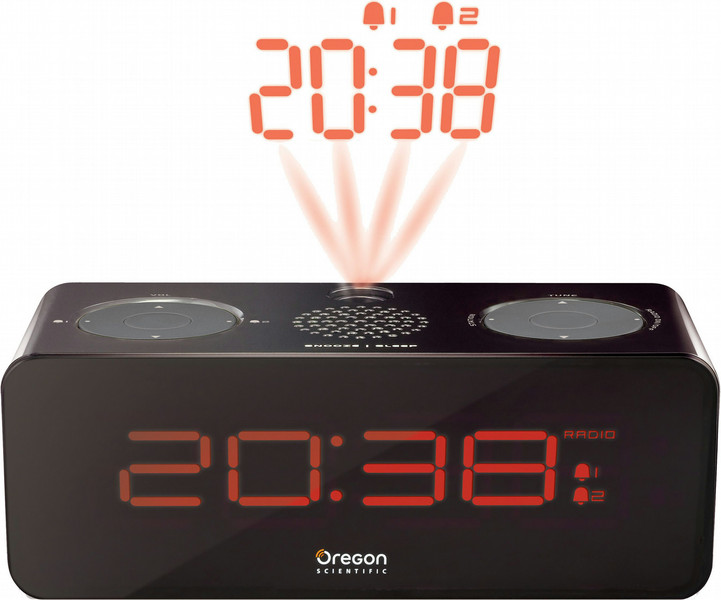 Oregon Scientific RRA320P Часы Черный радиоприемник
