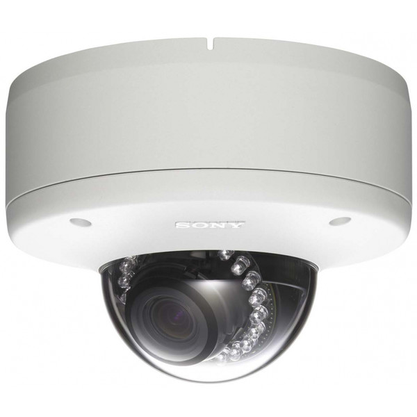 Sony SNC-DH160 + SNCA-POE1 IP security camera indoor & outdoor Dome White