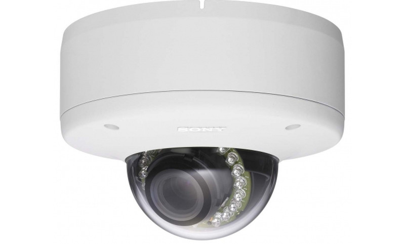 Sony SNC-DH180 + SNCA-POE1 IP security camera indoor & outdoor Dome White