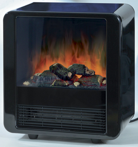 EWT Mini Cube Radiator fireplace Elektro Schwarz
