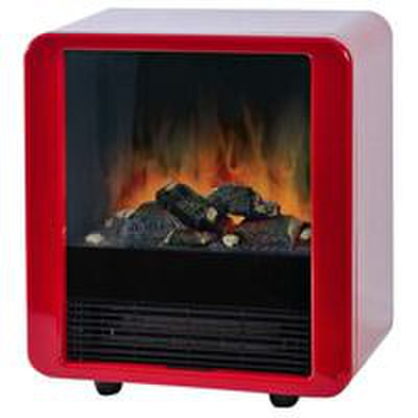 EWT Mini Cube Radiator fireplace Red
