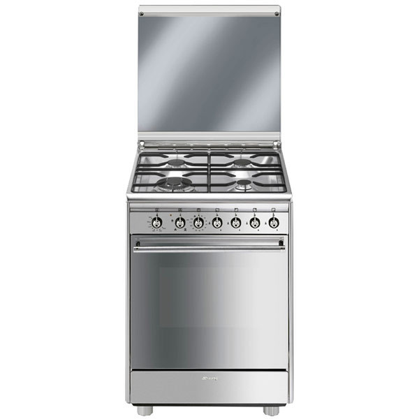 Smeg CX61GV9 Freestanding Gas hob A Stainless steel cooker