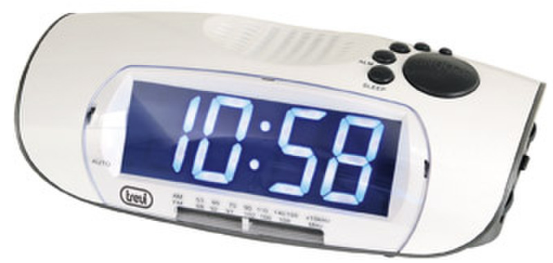 Trevi RC 850 BL Часы Белый радиоприемник