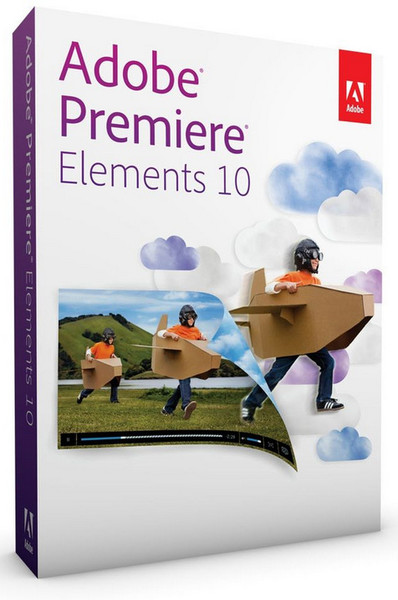 Adobe Photoshop Elements Premiere 10, 1U, Win, Mac, FR