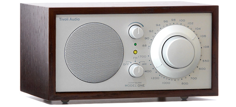 Tivoli Audio Model One Портативный Аналоговый Cеребряный радиоприемник