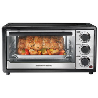 Hamilton Beach 31508 Elektro Schwarz, Edelstahl Backofen