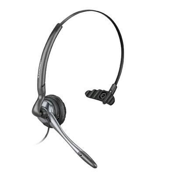 Plantronics CT14 Monophon Kopfband Grau, Silber Headset