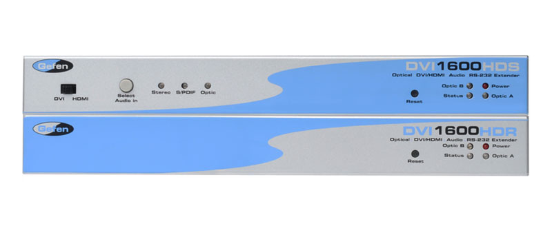 Gefen DVI-1600HD AV transmitter & receiver Grey