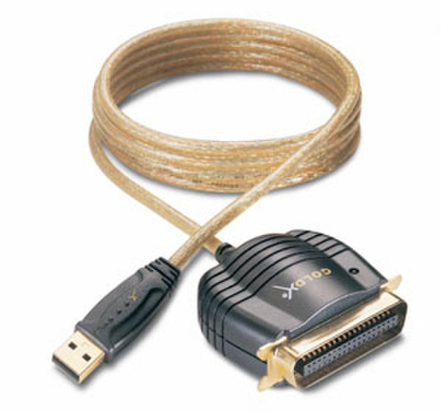 GoldX USB - Centronic 36 6ft USB Centronic 36 Black,Gold