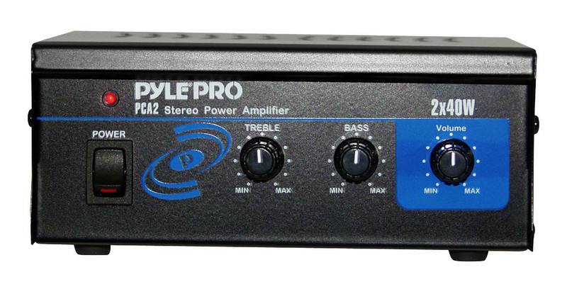Pyle PCA2 2.0 home Wired Black audio amplifier
