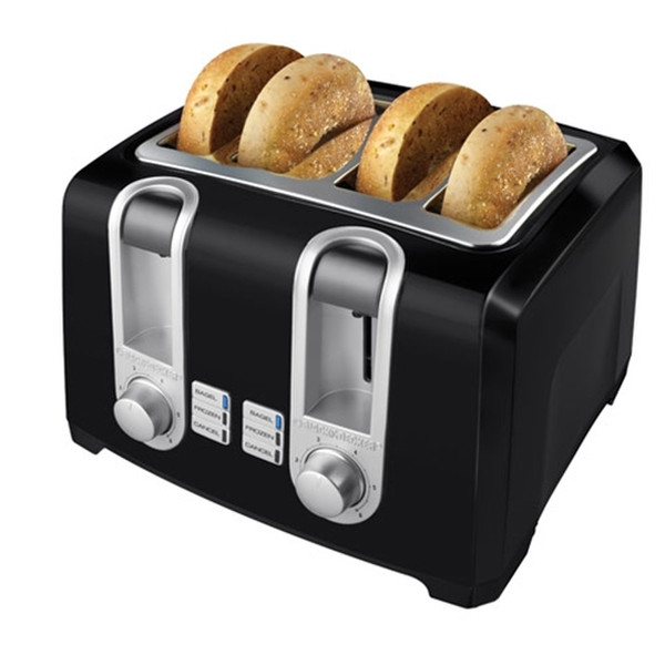 Applica T4569B 4slice(s) 1400W Black toaster