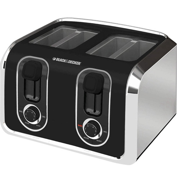 Applica TR1400SB 4slice(s) Schwarz, Edelstahl Toaster