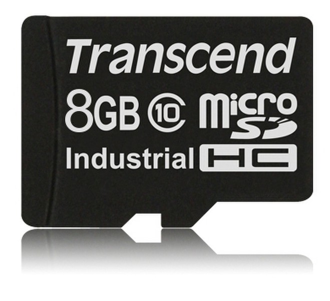 Transcend microSDHC10I 8GB 8ГБ MicroSDHC MLC Class 10 карта памяти