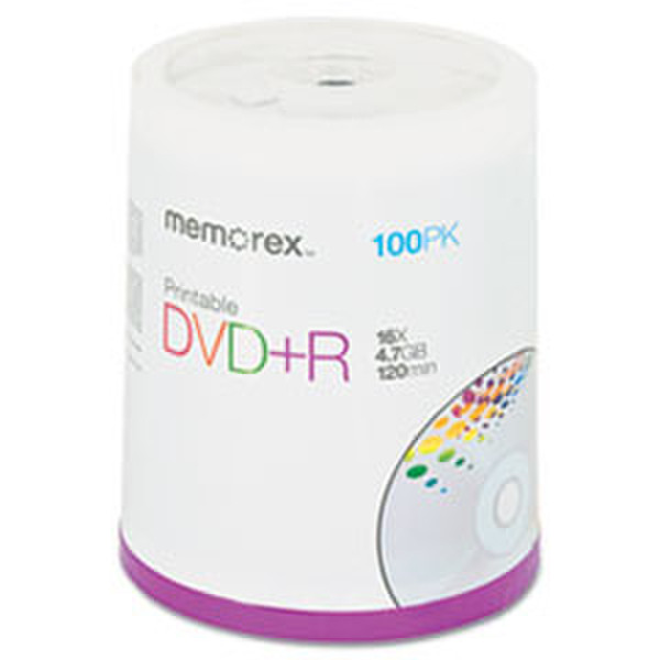 Memorex 16x DVD+R 100pcs 4.7GB DVD+R 100pc(s)