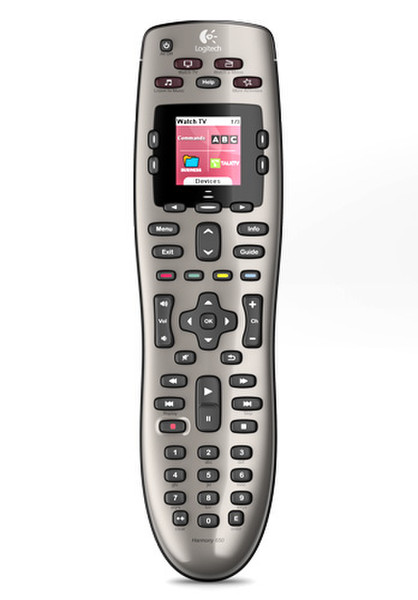 Logitech Harmony 650 press buttons Grey remote control