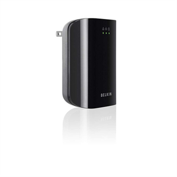 Belkin F5D4077 200Mbit/s Ethernet LAN Black 1pc(s) PowerLine network adapter