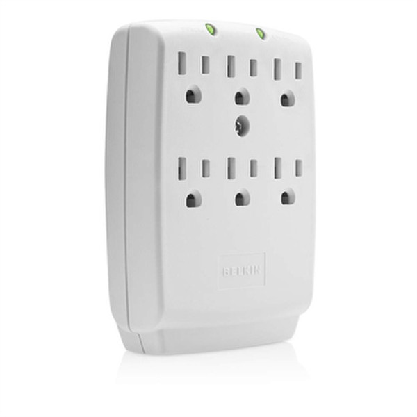 Belkin F9H601aCW 6AC outlet(s) White surge protector