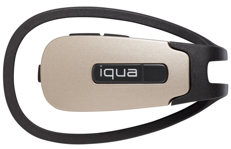 Iqua Bluetooth headset BHS-801 silver Стереофонический Bluetooth Cеребряный гарнитура мобильного устройства