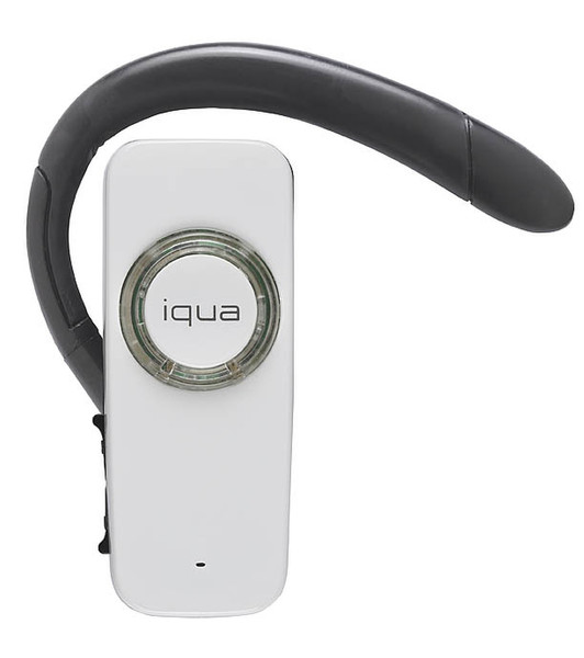Iqua Bluetooth wireless headset BHS-306 white Monophon Bluetooth Weiß Mobiles Headset