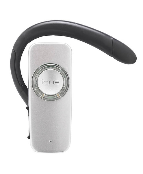 Iqua Bluetooth wireless headset BHS-306 silver Monaural Bluetooth Silver mobile headset