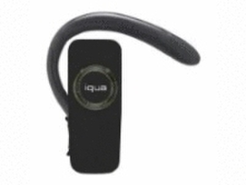Iqua Bluetooth wireless headset BHS-306 Black Monaural Bluetooth Black mobile headset