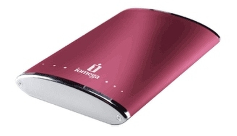 Iomega eGo Hard Drive - 160GB - USB 2.0 - USB - External - Pink 2.0 160GB Pink Externe Festplatte