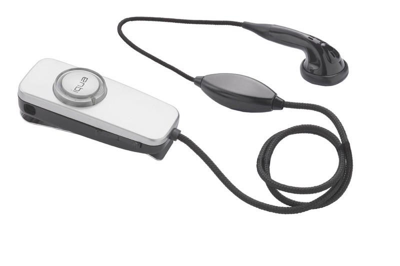 Iqua Bluetooth wireless headset BHS-302 silver Monophon Bluetooth Silber Mobiles Headset