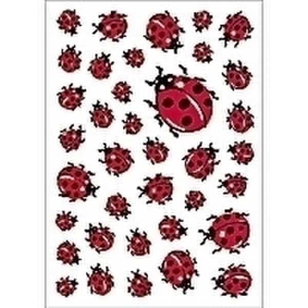 HERMA DECOR stickers ladybirds 3 sheets self-adhesive label