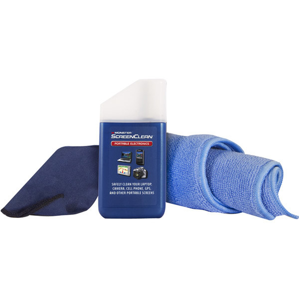 Monster Cable 132636-00 Screens/Plastics Equipment cleansing wet/dry cloths & liquid equipment cleansing kit