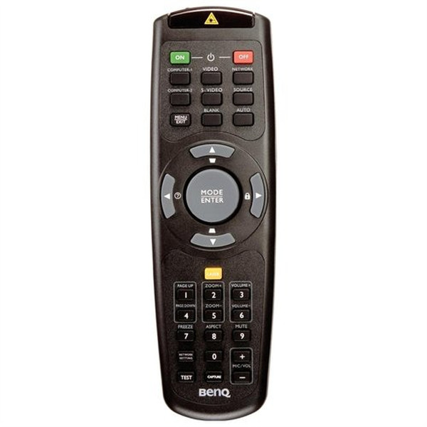 Benq 5J.J2V06.001 Press buttons Black remote control