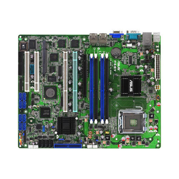 ASUS P5BV/SAS Intel 3200 Socket T (LGA 775) ATX материнская плата для сервера/рабочей станции