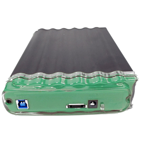 BUSlink CSE-500-SU3 3.5" Питание через USB Черный, Зеленый кейс для жестких дисков