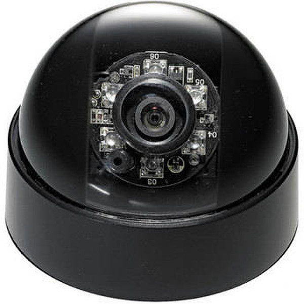 EverFocus ED330/N-4B indoor Dome Black surveillance camera