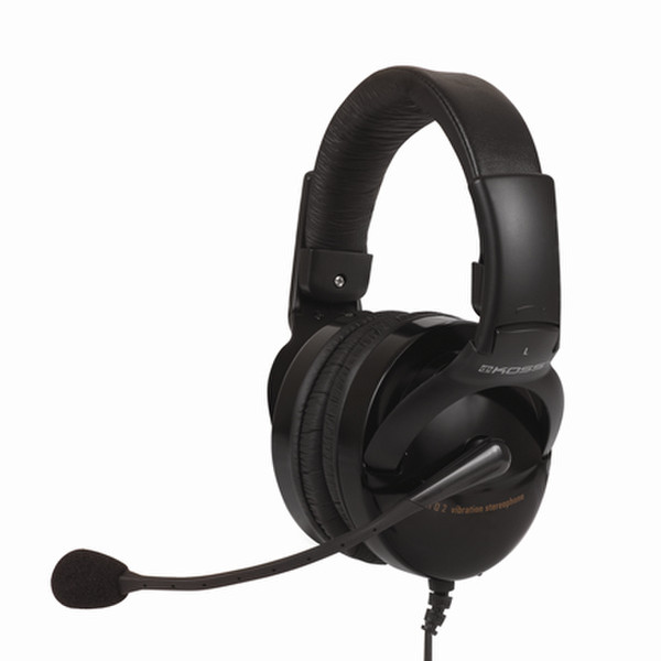 Koss HQ2 Binaural Kopfband Schwarz Headset