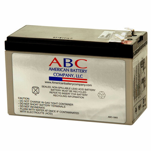 American Battery RBC2 Sealed Lead Acid (VRLA) 7Ah 12V UPS battery