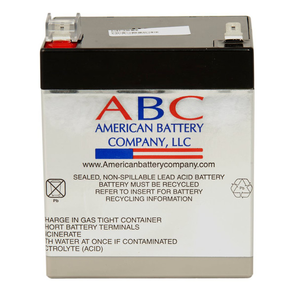American Battery RBC46 Sealed Lead Acid (VRLA) 4.5Ah 12V UPS battery