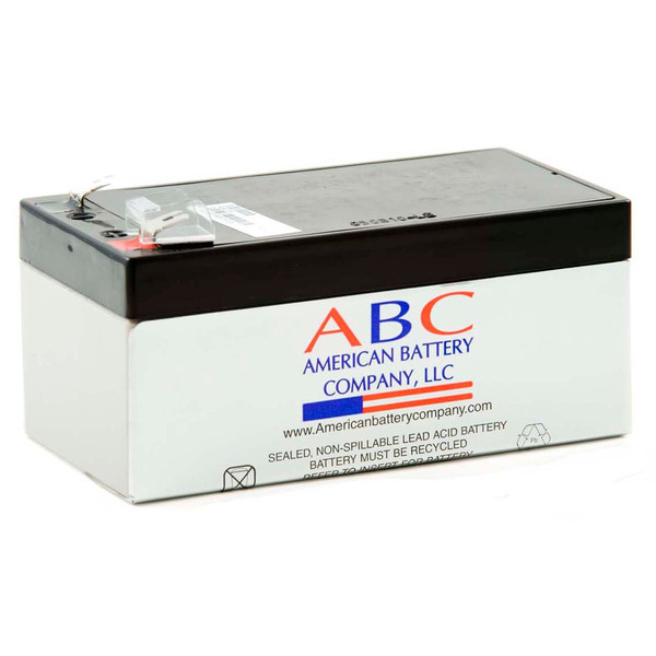 American Battery RBC47 Sealed Lead Acid (VRLA) 3.2Ah 12V UPS battery