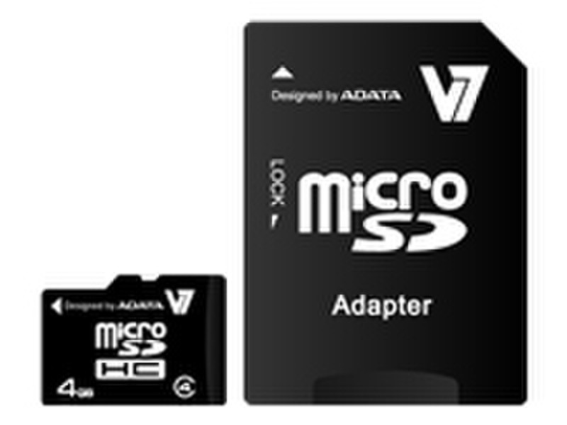 V7 4GB MicroSD 4GB MicroSD Klasse 4 Speicherkarte