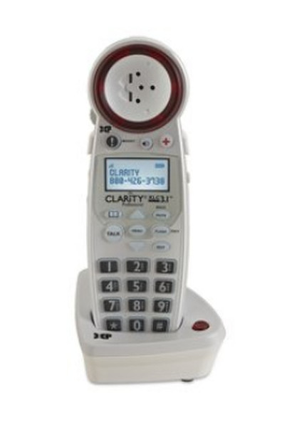 Clarity XLC3.1 DECT Anrufer-Identifikation Silber Telefon