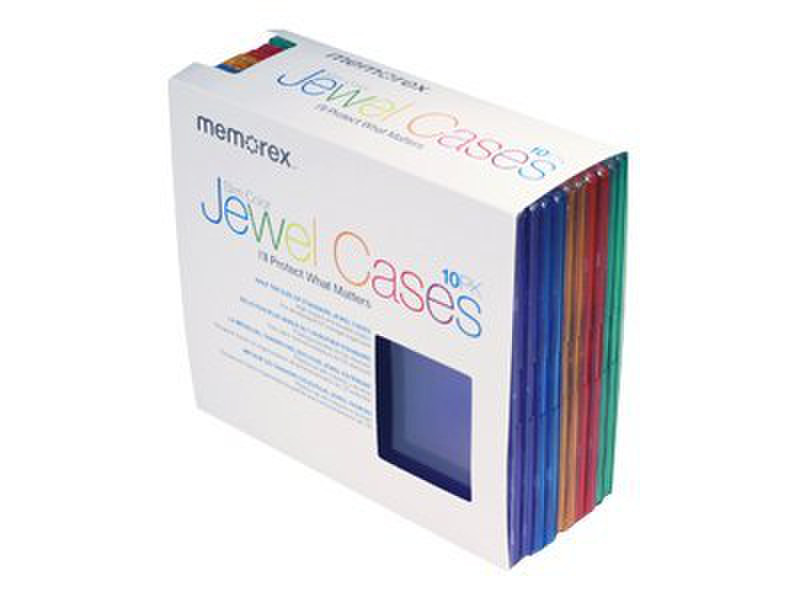 Memorex CD Jewel Cases, 10 Pack