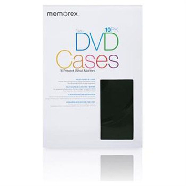Memorex DVD Video Case, 10 Pack
