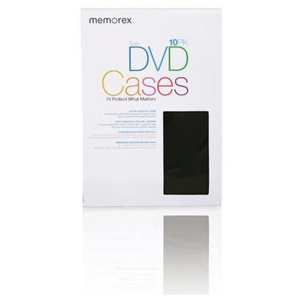 Memorex DVD Twin Storage, 10 Pack